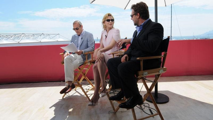 Cate Blanchett, Russel Crowe - Interview NBC © FIF/A. Maréchal