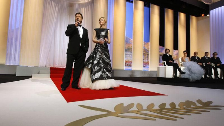 Cate Blanchett, Russel Crowe - Cérémonie d'ouverture - Robin Hood © AFP