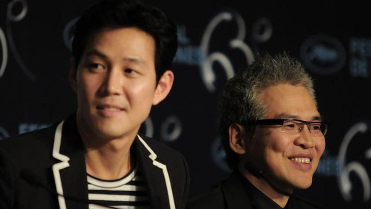 Lee Jung Jae, Im Sang soo - Conférence de presse - The Housemaid © FIF/Aurore Maréchal