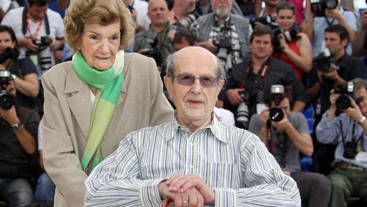 Manoel De Oliveira, Maria Isabel Carvalhais - Photocall - O Estranho Caso de Angelica © AFP