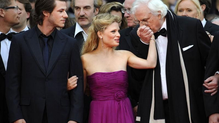 G. Ulliel, M. Thierry, B. Tavernier - Montée des marches - La Princesse de Montpensier © AFP