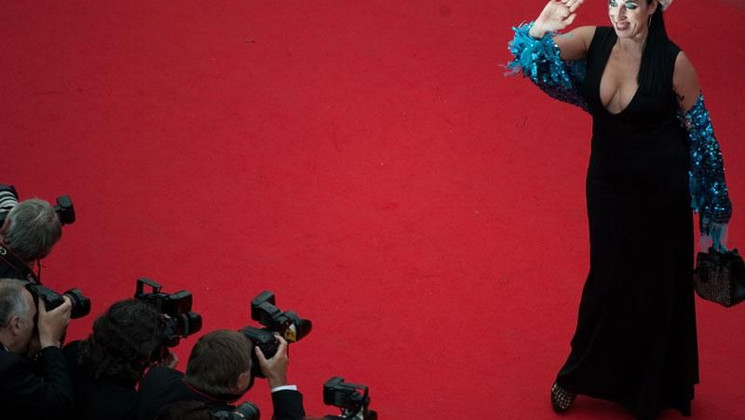 Rossy De Palma - Montée des marches  © AFP