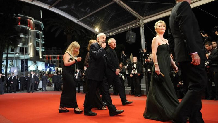 L'équipe du film Another Year de Mike Leigh © AFP