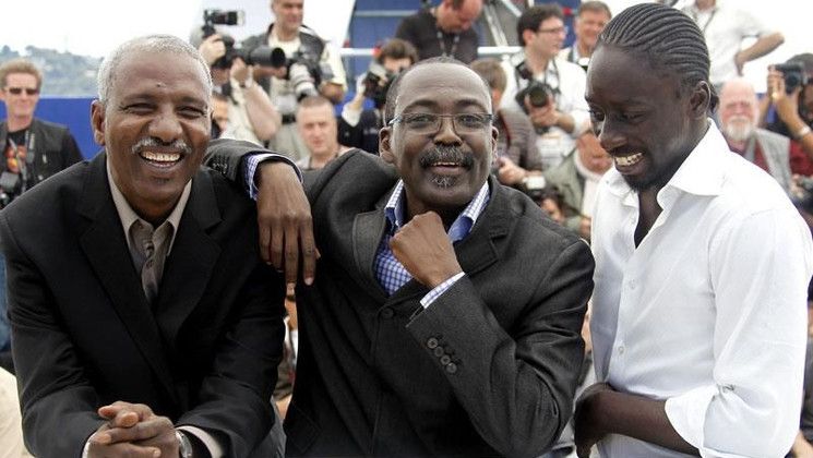 Youssouf Djaoro, Mahamat-Saleh Haroun,  Diouc Koma - Photocall - Un Homme qui crie  © AFP