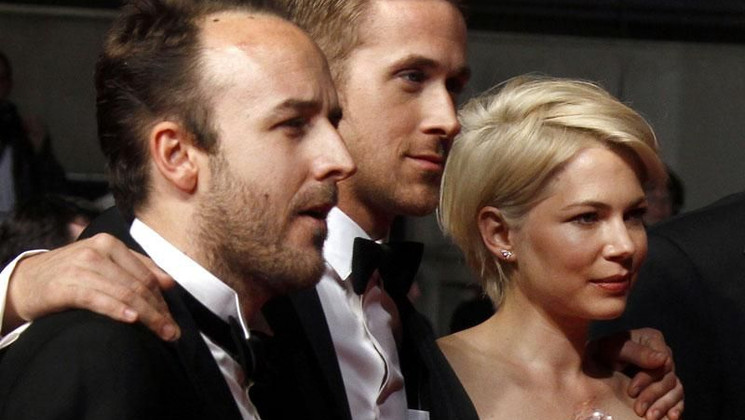 Derek Cianfrance, Ryan Gosling, Michelle Williams - Montée des marches - Blue Valentine © AFP