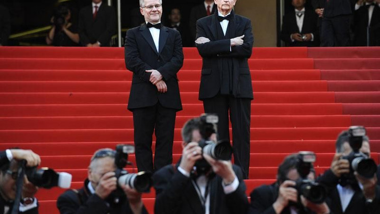 Thierry Frémaux, Gilles Jacob - Montée des marches © AFP