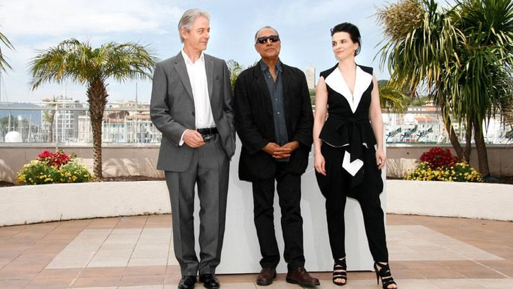 William Shimell, Abbas Kiarostami, Juliette Binoche - Photocall - Copie Conforme © FIF/Lucas Haegeli