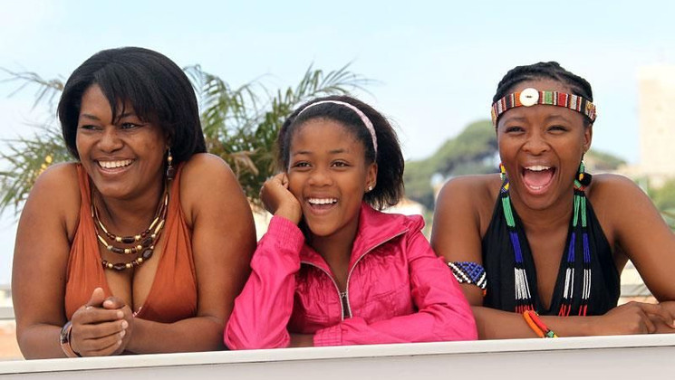 Khomotso Manyaka, Harriet Manamela, Lerato Mvelase - Photocall - Life, Above All © AFP