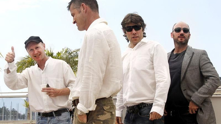 Paul Laverty, Trevor Williams, John Bishop, Mark Womack - Photocall - Route Irish © AFP