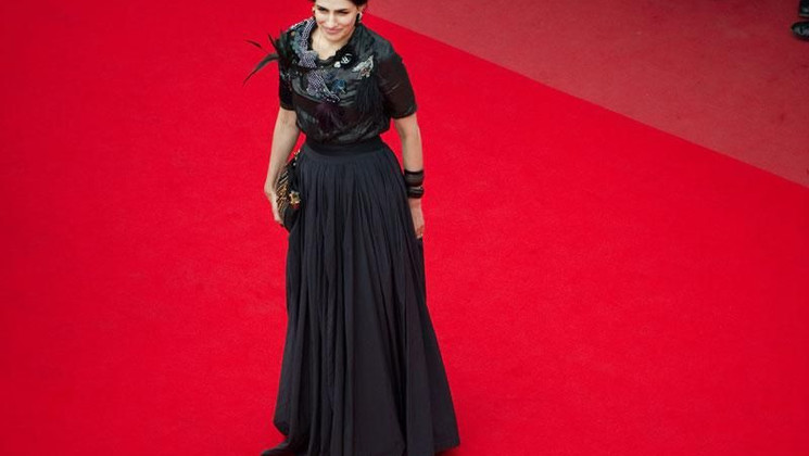 Ronit Elkabetz - Montée des marches © AFP