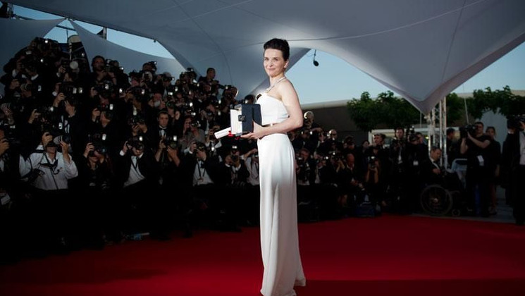 Juliette Binoche - Prix d'interprétation féminine - Copie Conforme © AFP