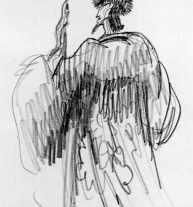 Dessin d'Eisenstein - Ivan le Terrible 1