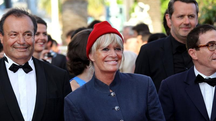 Francine Cousteau - Montée des marches © AFP