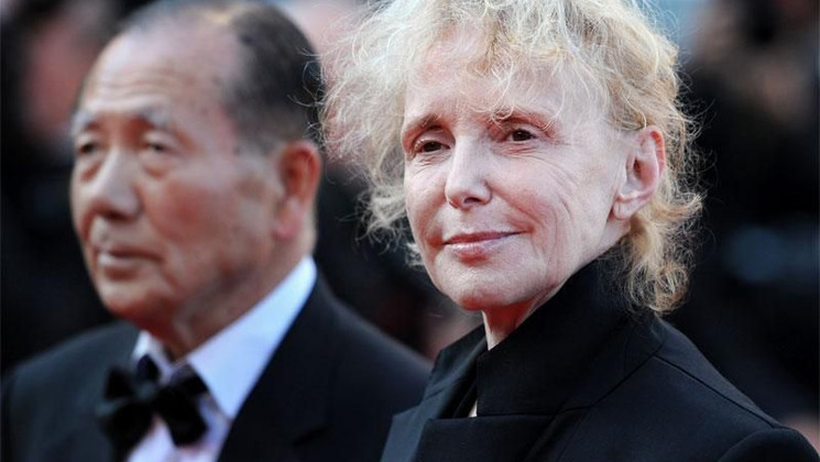 Kim Dong-Ho, Claire Denis - Montée des marches - Jury Un Certain Regard © AFP