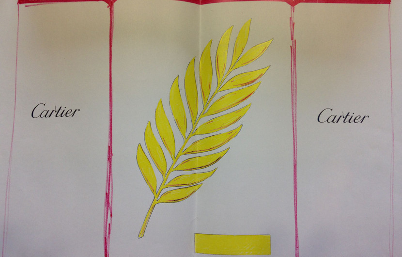 In 1997, the Festival commissioned Cartier to design the Palme of Palmes to be awarded to Ingmar Bergman. © Cartier