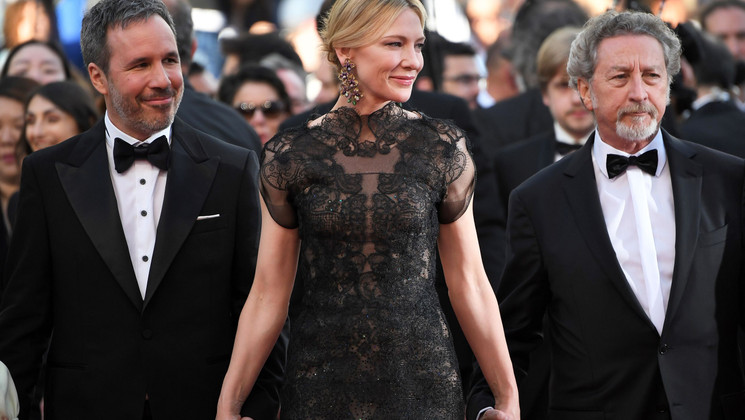 Denis Villeneuve, Cate Blanchett, Robert Guédiguian - Members of the Feature Films Jury © Loic Venance/AFP