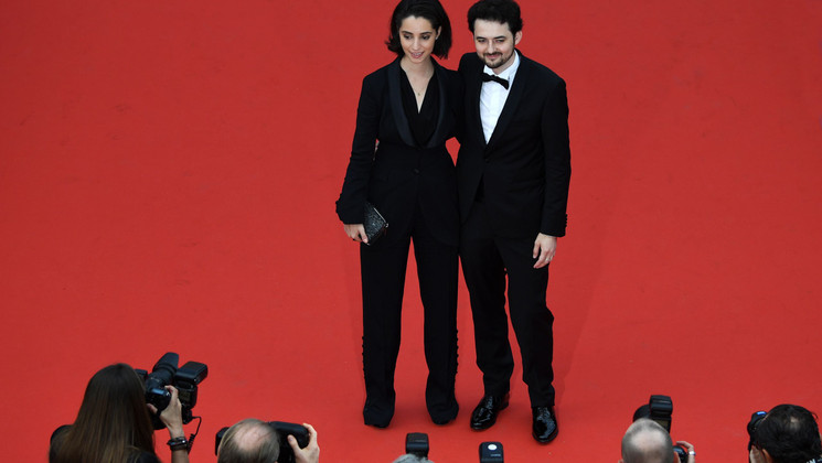 Abu Bakr Shawky et sa femme Dina Emam - Yomeddine © Antonin Thuillier/AFP