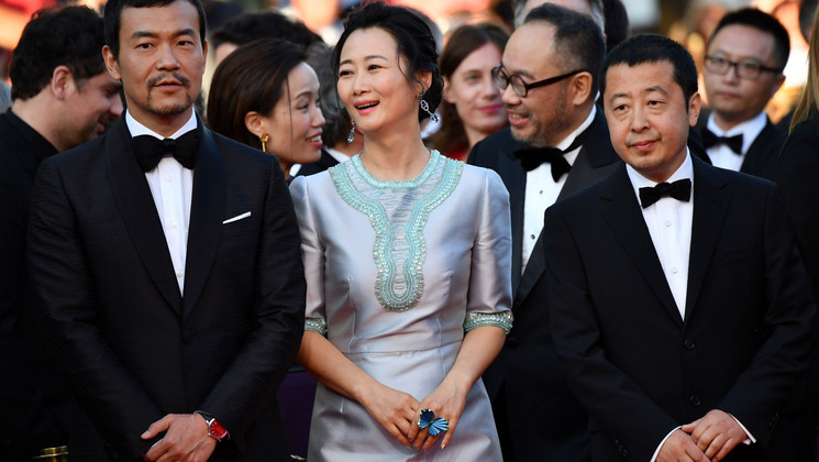 Fan Liao, Zhao Tao, Jia Zhangke - Jiang Hu Er Nv (Les éternels) © Emma McIntyre/Getty Images