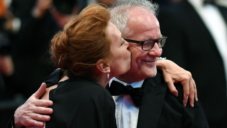 Thierry Frémaux et Emmanuelle Bercot - Les Filles du soleil © Loic Venance/AFP