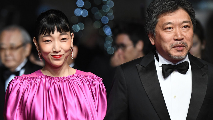 Sakura Andô, Hirokazu Kore-eda - Manbiki kazoku (Une affaire de famille) © Anne-Christine Poujoulat/AFP