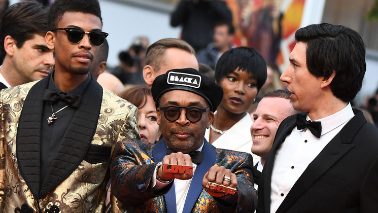 Spike Lee, Adam Driver - BlacKkKlansman © Anne-Christine Poujoulat/AFP