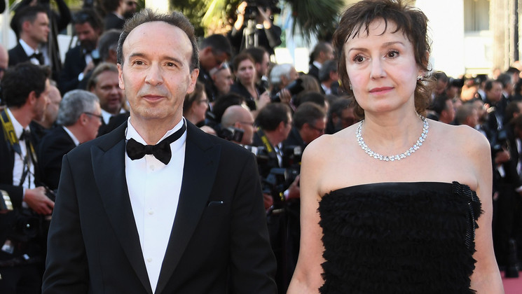 Roberto Benigni et Nicoletta Braschi – Cérémonie de clôture © Anne-Christine Poujoulat/AFP