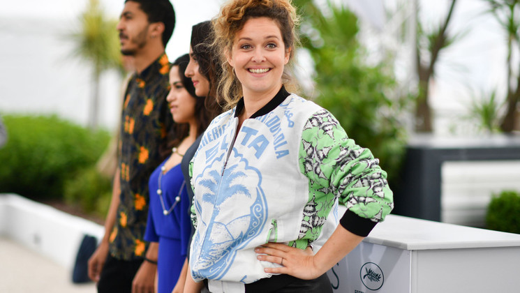 Meryem Benm'Barek, équipe du film Sofia © Alberto Pizzoli/AFP