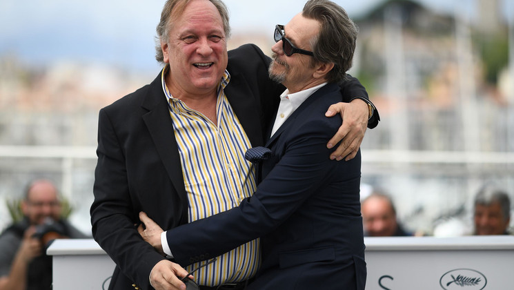 Douglas Urbanski  and Gary Oldman © Anne-Christine Poujoulat/AFP