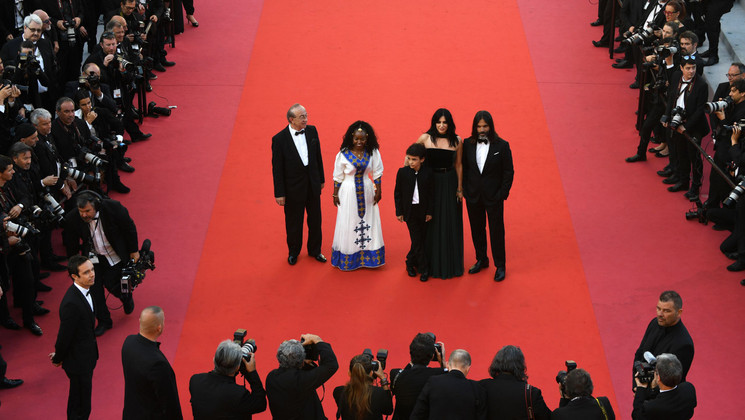 Team of the film Capharnaüm © Antonin Thuillier/AFP