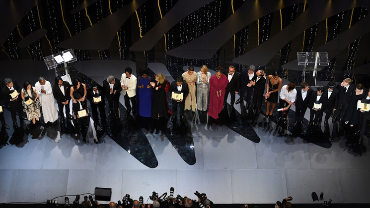 All the winners 2018 © A. Thuillier / AFP