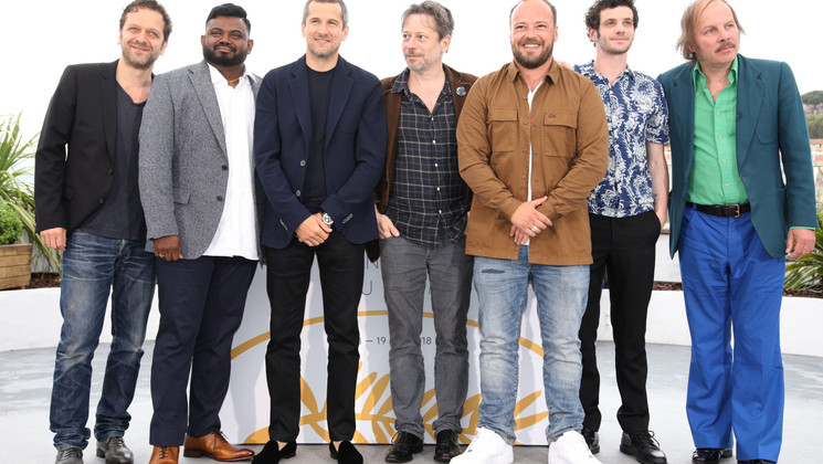 Équipe du film Le Grand Bain © Christophe Bouillon /FDC