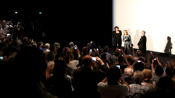 Thierry Frémaux  avec Susan Lacy et Jane Fonda - Jane Fonda In Five Acts © Christophe Bouillon /FDC