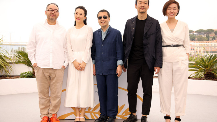 Équipe du film  Jiang Hu Er Nv (Les éternels) © Christophe Bouillon /FDC