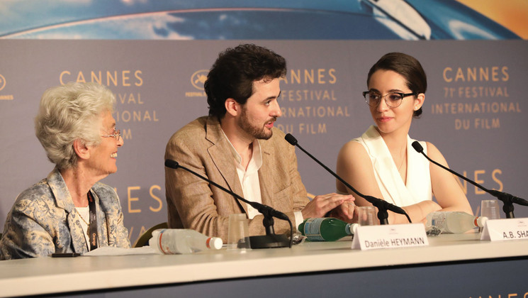 Danièle Heymann, Abu Bakr Shawky, Dina Emam - Yomeddine © Déborah Néris / FDC