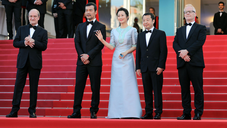 Fan Liao, Zhao Tao, Jia Zhangke - Jiang Hu Er Nv (Les éternels) © Déborah Néris /FDC