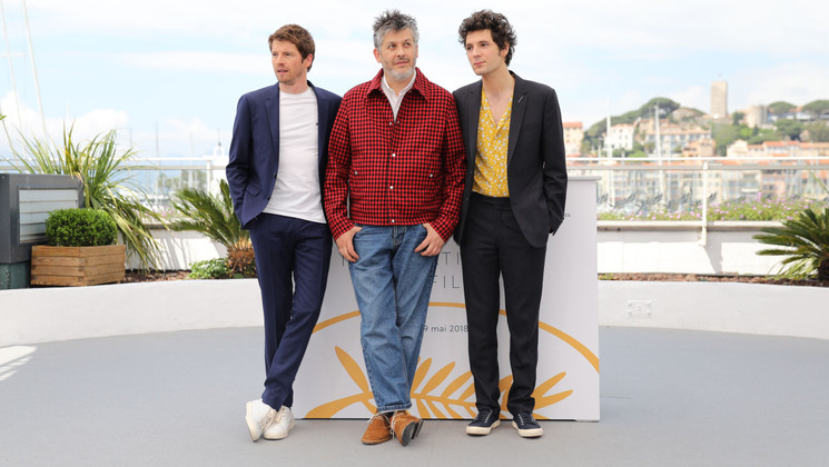 Pierre Deladonchamps, Christophe Honoré, Vincent Lacoste - Plaire, aimer et courir vite (Sorry Angel) © Déborah Néris /FDC