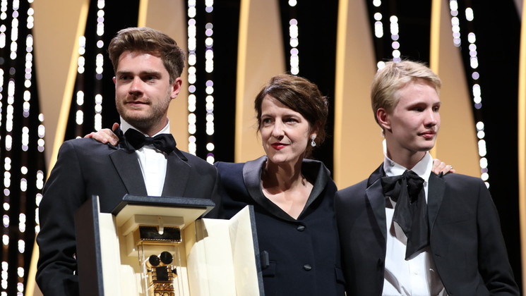 Lukas Dhont - Caméra d’or - Girl, avec Ursula Meier et  Victor Polster © Déborah Néris /FDC