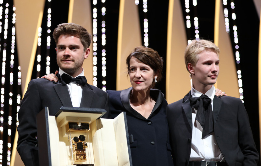 Lukas Dhont - Caméra d’or - Girl, avec Ursula Meier et  Victor Polster © Déborah Néris /FDC