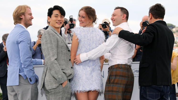 Team of the film Leto (Summer) © François Silvestre De Sacy/FDC