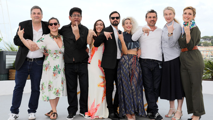 Équipe du film Muere, monstruo, muere (Meurs, monstre, meurs) © François Silvestre De Sacy /FDC