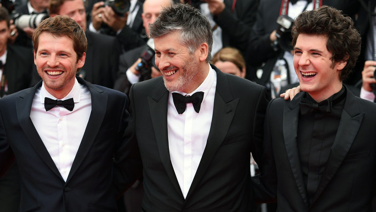 Pierre Deladonchamps, Christophe Honoré, Vincent Lacoste - Plaire, aimer et courir vite (Sorry Angel) © Nicholas Hunt/Getty Images