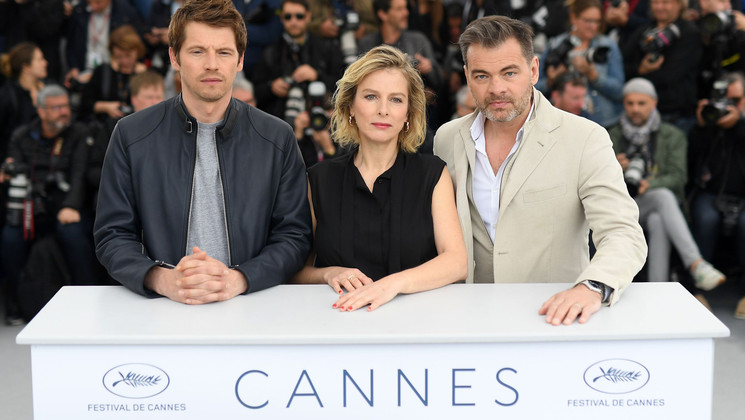 Pierre Deladonchamps, Karin Viard, Clovis Cornillac - Les Chatouilles (Little Tickles) © Pascal Le Segretain/Getty Images