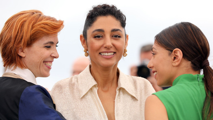 Eva Husson, Golshifteh Farahani, Evin Ahmad - Les Filles du soleil © Mathilde Petit /FDC