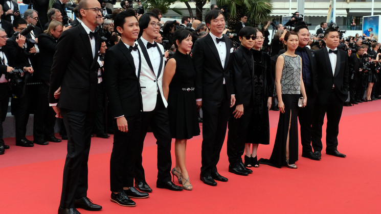 Team of the film 10 Years Thailand © Mathilde Petit /FDC