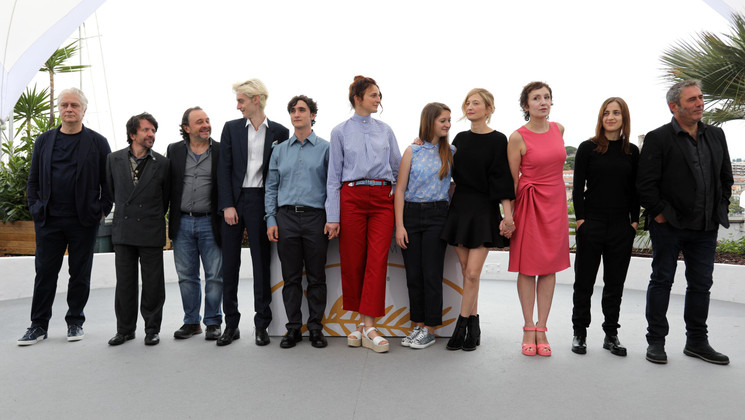 Équipe du film Lazzaro Felice (Heureux comme Lazzaro) © Mathilde Petit /FDC