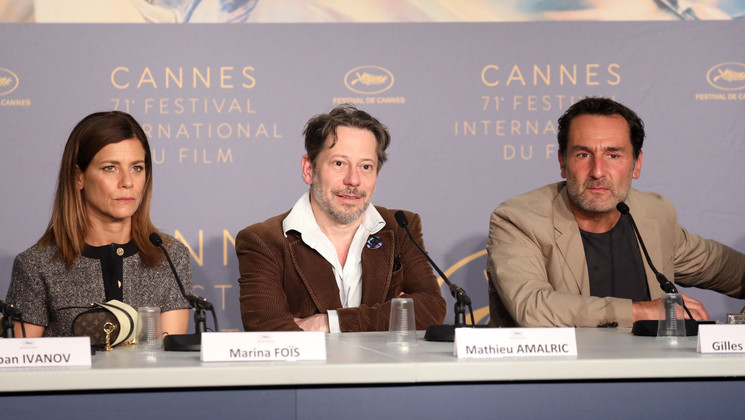 Marina Foïs, Mathieu Amalric, Gilles Lellouche - Le Grand Bain (Sink Or Swim) © Mathilde Petit /FDC