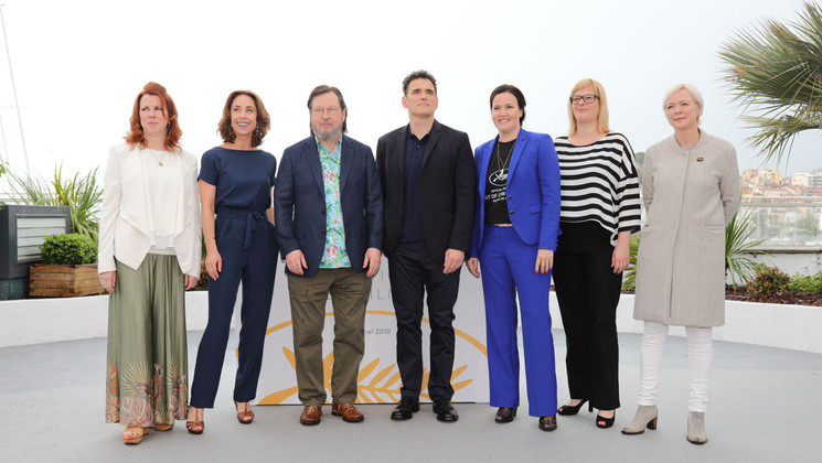 Team of the film The House that Jack Built © Mathilde Petit /FDC