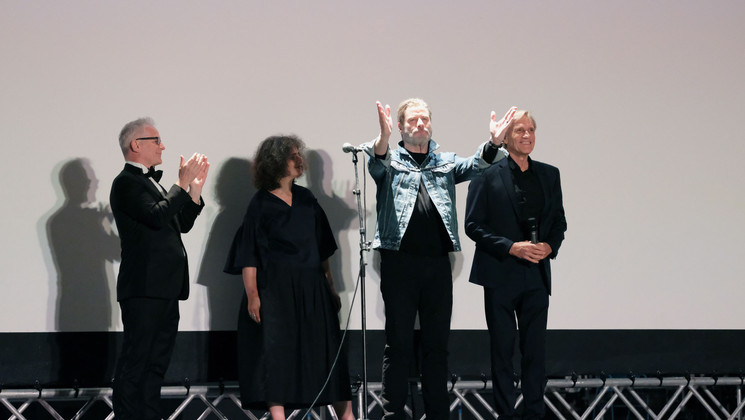 Randall Kleiser and John Travolta - Grease © Mathilde Petit /FDC