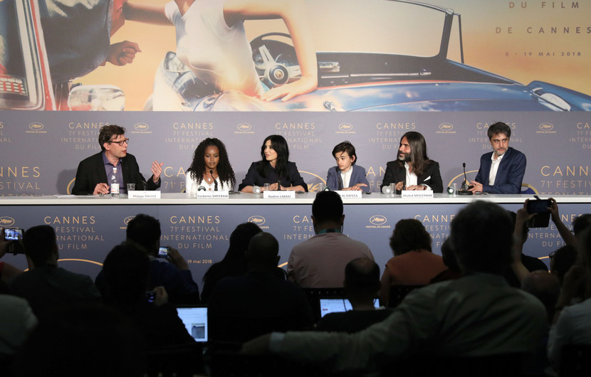 Team of the film Capharnaüm © Mathilde Petit /FDC
