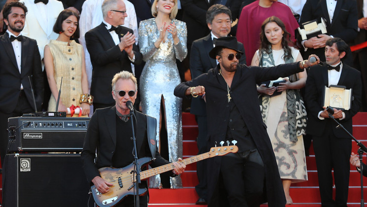 Sting et Shaggy – Cérémonie de clôture © Valery Hache/AFP